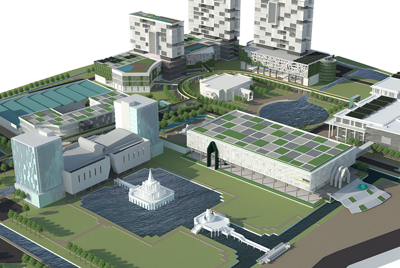 Master Plan Of Sukhothai Thammathirat Open University - Architects 110